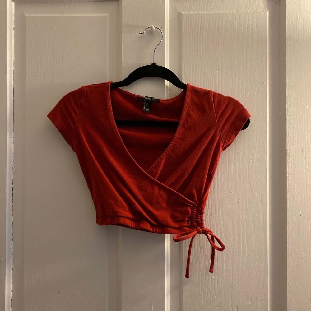Wrap Tie Crop Top